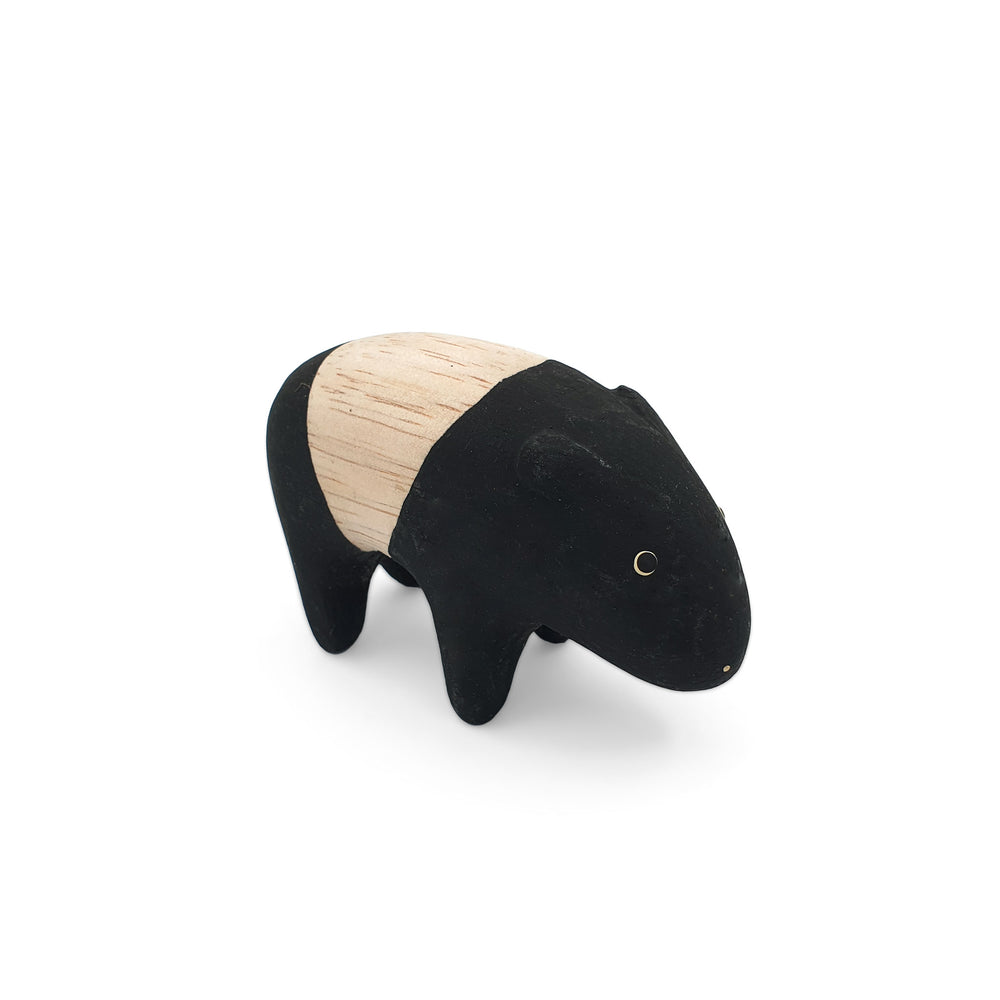 Wooden Miniature Animal Tapir