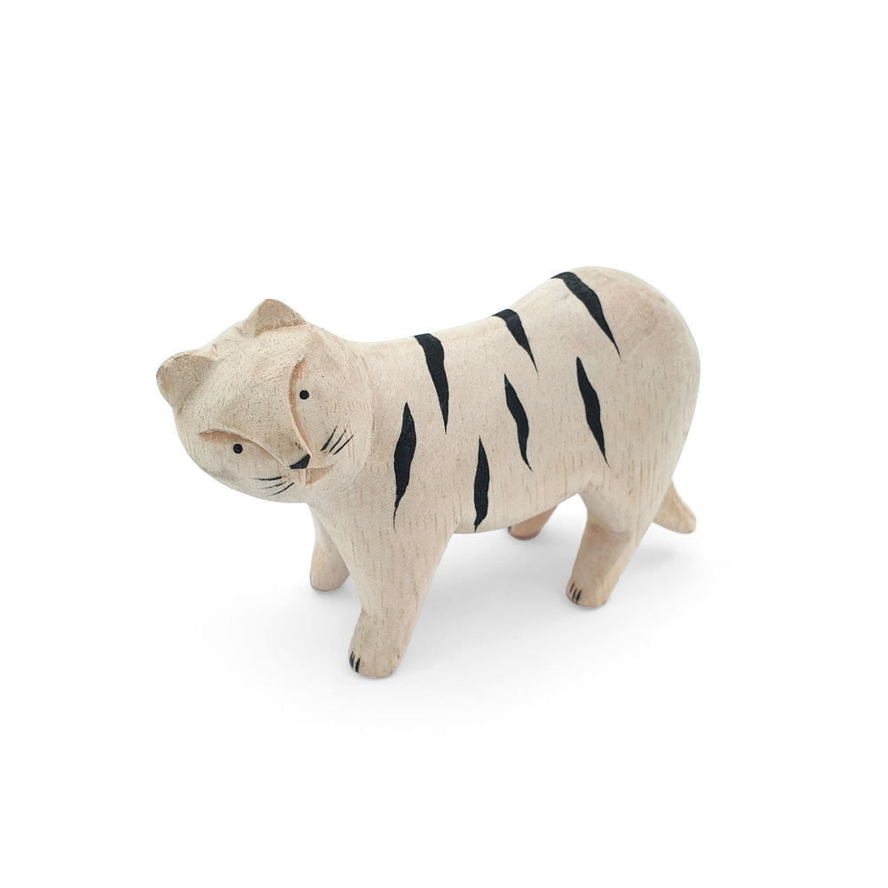 Wooden Miniature Animal Tiger