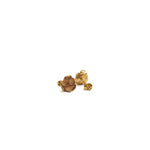 Earring Cherry Blossom Stud Gold Back