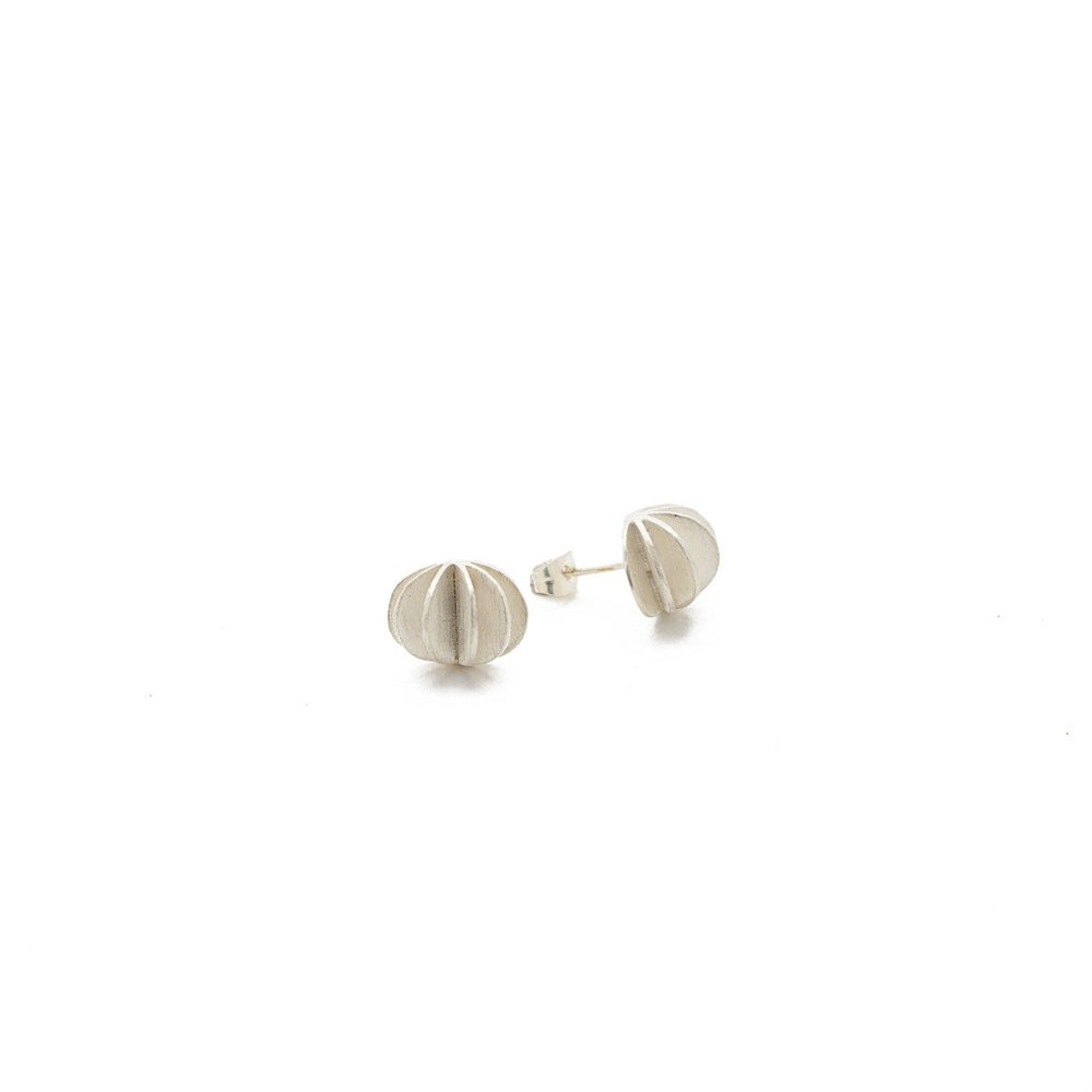 Earring Kipas Flower Stud Silver Plated