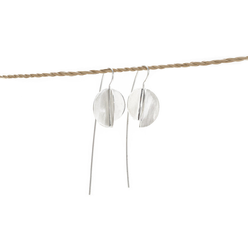Earring Limiting Circle Brass Silver Plated