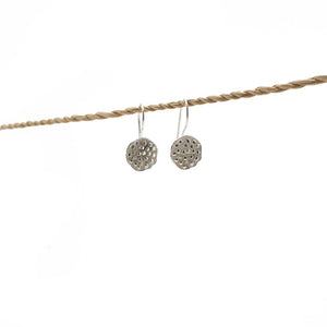 
                  
                    Load image into Gallery viewer, Earring Lotus Seeds Hook Silver Plated
                  
                