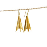 Earring Rocket Brass Gold