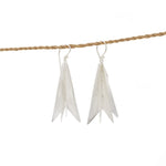 Earring Rocket Brass Silver Plated