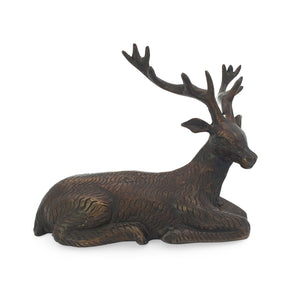 
                  
                    Load image into Gallery viewer, Brass Figurine Resting Deer
                  
                