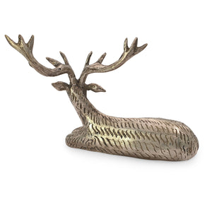 
                  
                    Load image into Gallery viewer, Brass Figurine Resting Deer
                  
                