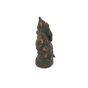 
                  
                    Load image into Gallery viewer, Brass Statue Antique Lord Ganesh the Protector
                  
                