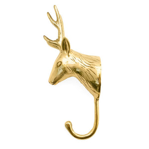 
                  
                    Load image into Gallery viewer, Hook Brass Deer Side
                  
                
