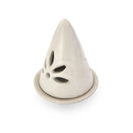 Incense burner cone white L