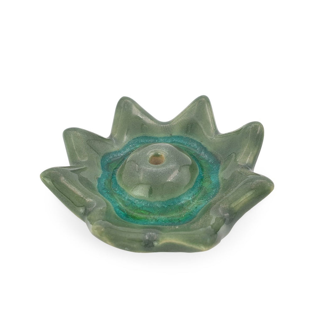 
                  
                    Load image into Gallery viewer, Ceramic Incense Holder Lotus
                  
                