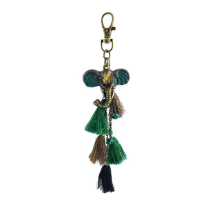 
                  
                    Load image into Gallery viewer, Keychain Tribal Tassel Elephant Head
                  
                