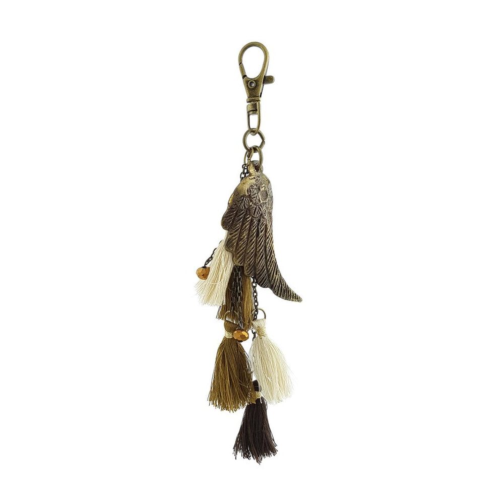 
                  
                    Load image into Gallery viewer, Keychain Tribal Tassel Feather
                  
                