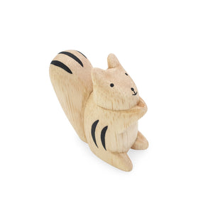 
                  
                    Load image into Gallery viewer, Mini handmade wooden toy animal squirrel
                  
                