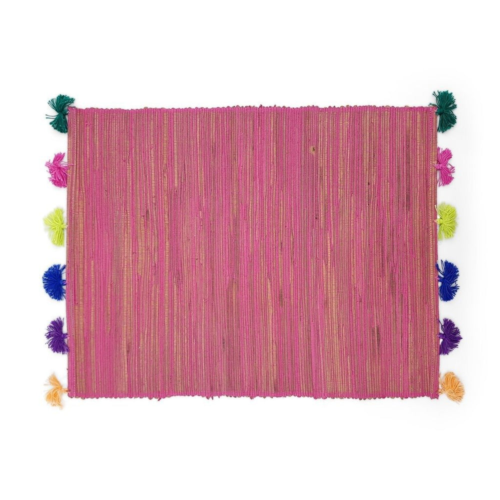 
                  
                    Load image into Gallery viewer, Placemat Tassel Pink
                  
                