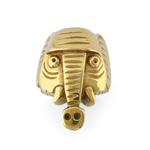 
                  
                    Load image into Gallery viewer, Ring Animal Elephant gold front
                  
                