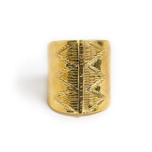 
                  
                    Load image into Gallery viewer, Ring Boho Tribal Triangle front
                  
                