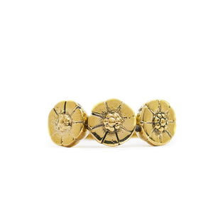 
                  
                    Load image into Gallery viewer, Ring Bunga Flower Gold front
                  
                