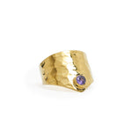 Ring Kenza Dot Gold Zircon