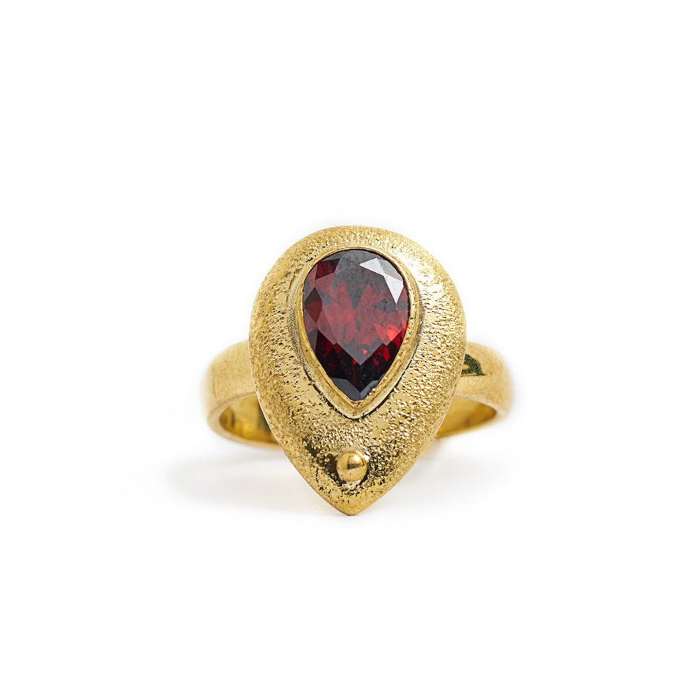Ring Kenza Drop Gold Front