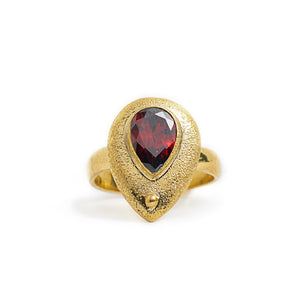 
                  
                    Load image into Gallery viewer, Ring Kenza Drop Gold Front
                  
                