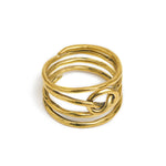 Ring Knot 4 Line Gold