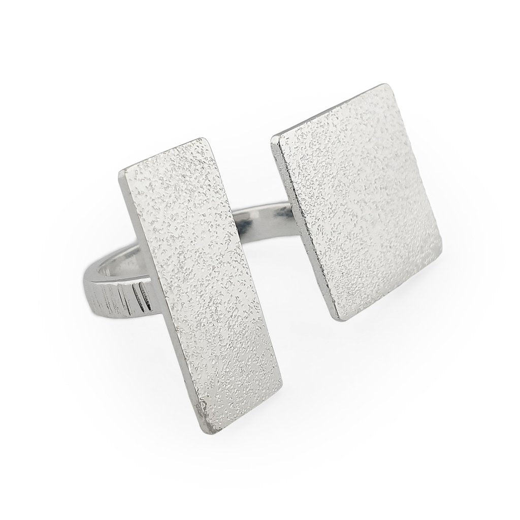 Ring Geometric Square & Rectangle Thin – Fern