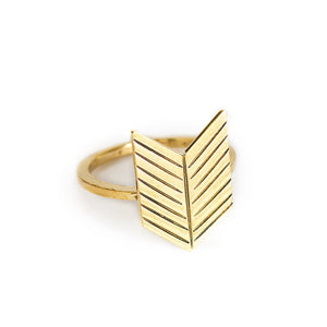 
                  
                    Load image into Gallery viewer, Ring boho arrow gold
                  
                
