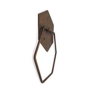 Brass Towel Holder Hexagon – Fern