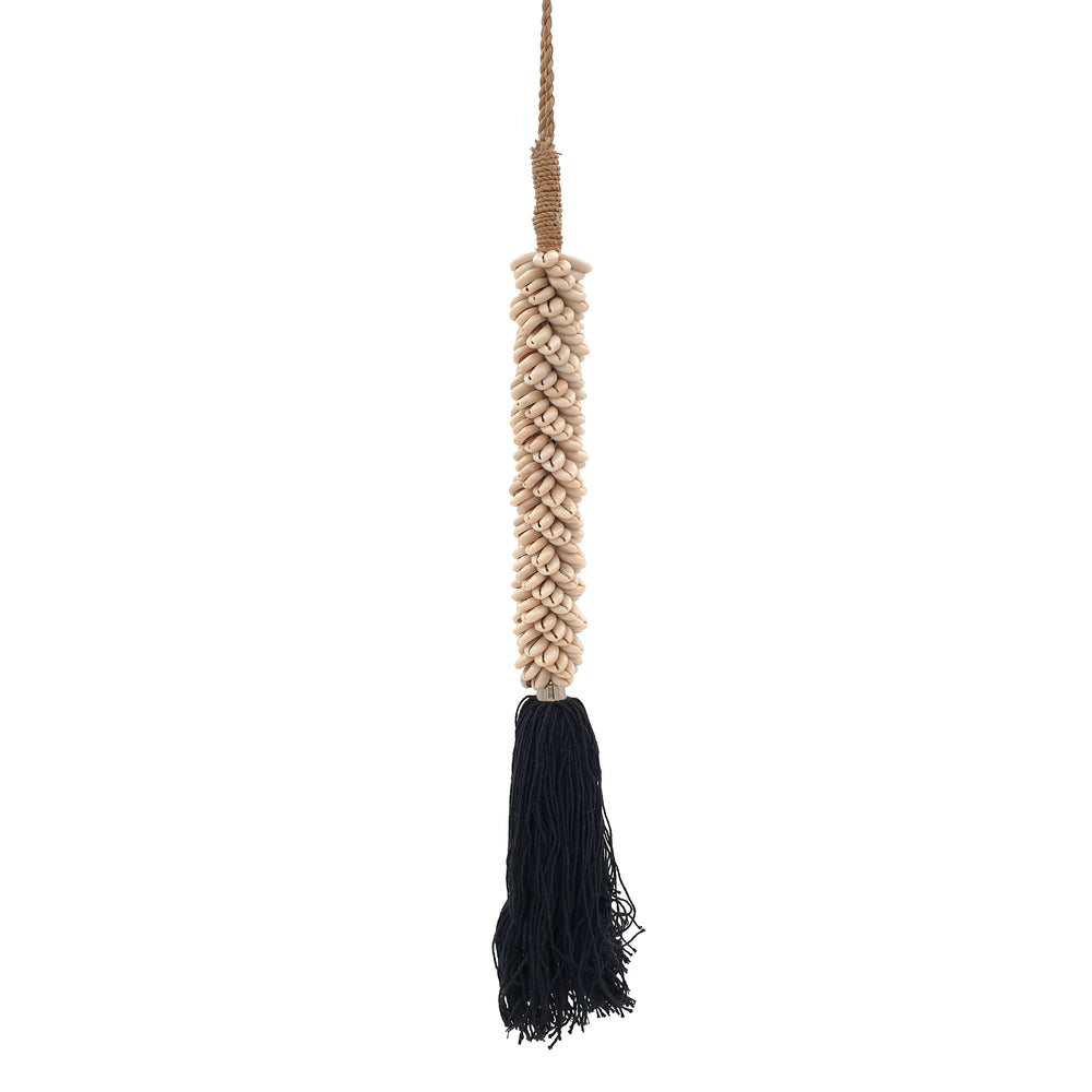 
                  
                    Load image into Gallery viewer, Shell Decoration Small Cowrie &amp;amp; Tassel
                  
                