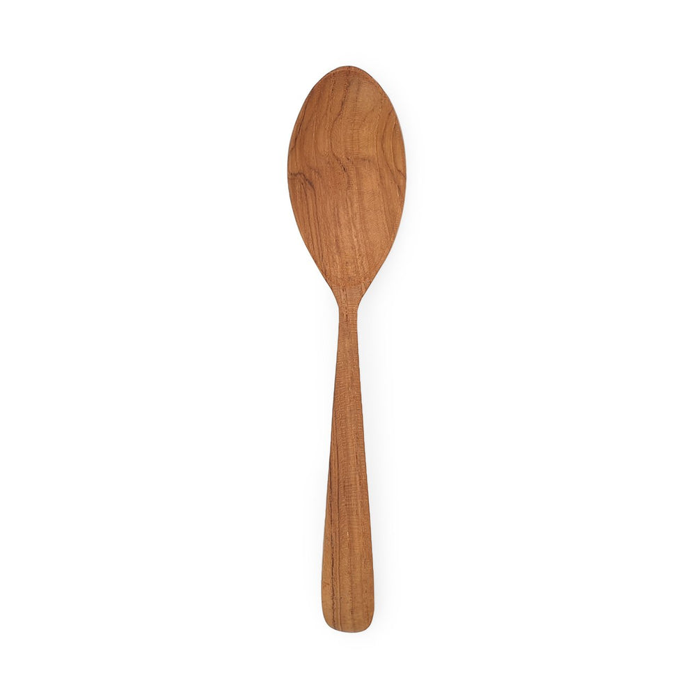 
                  
                    Load image into Gallery viewer, Handmade wooden cutlery spoon front view
                  
                