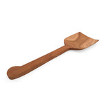 Wooden spoon flat square angle