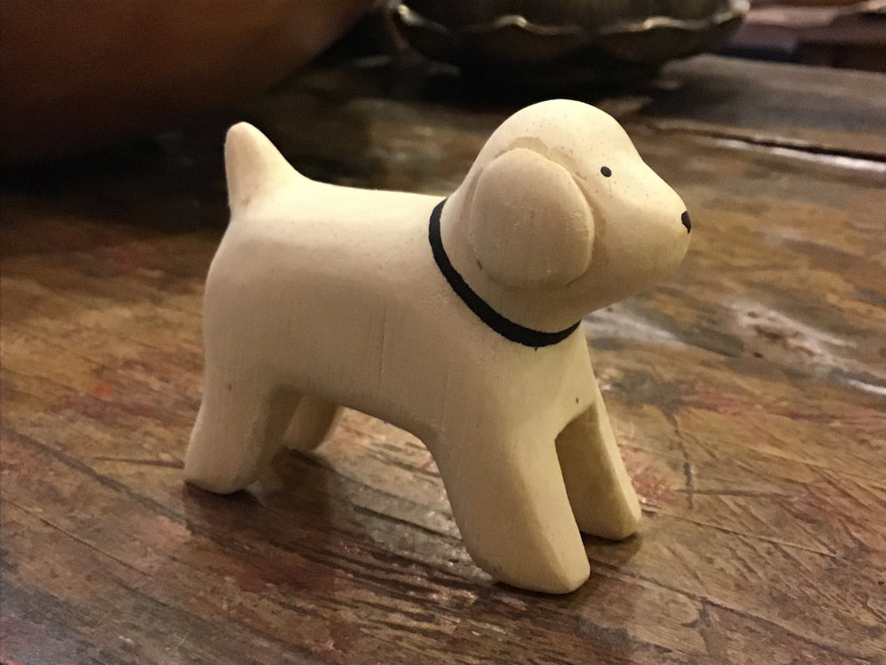 Wooden Animal Natural Color Dog Labrador