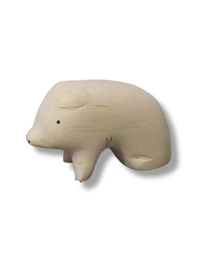 
                  
                    Load image into Gallery viewer, Wooden Animal Natural Color Pig
                  
                