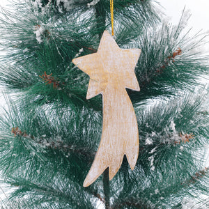 
                  
                    Load image into Gallery viewer, Wooden Christmas Ornament Falling Star Star
                  
                