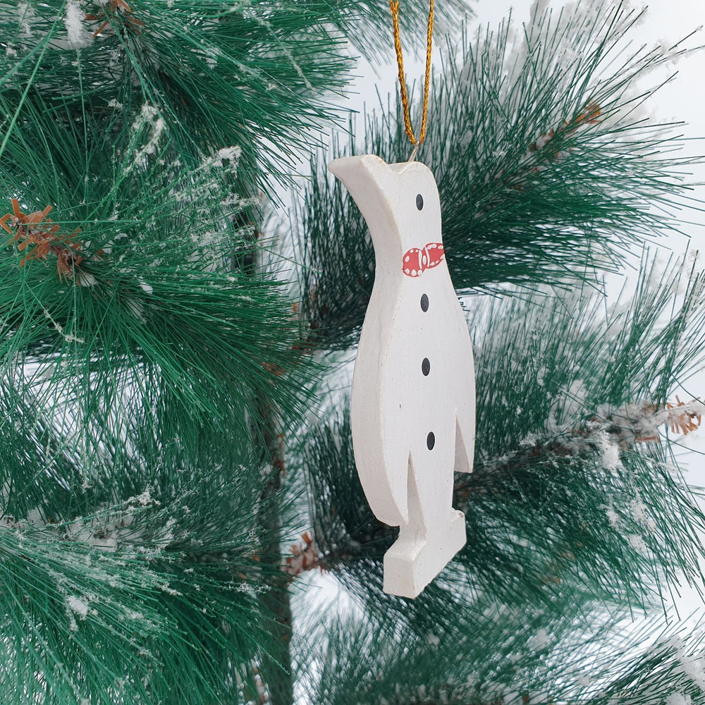 
                  
                    Load image into Gallery viewer, Wooden Christmas Ornament Pinguin
                  
                