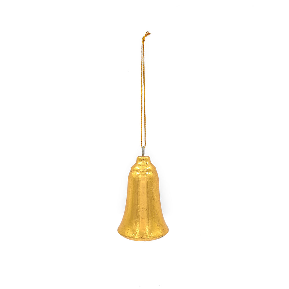 
                  
                    Load image into Gallery viewer, Wooden Christmas Ornament Gold Bell
                  
                