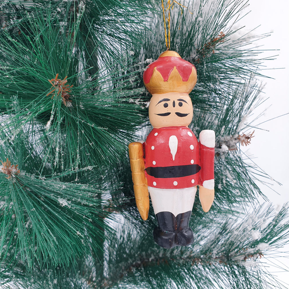 Wooden Christmas Ornaments Tin Soldier