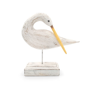 
                  
                    Load image into Gallery viewer, Wooden Decorative White water Bird
                  
                