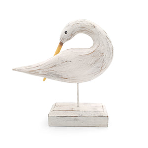 
                  
                    Load image into Gallery viewer, Wooden Decorative White water Bird
                  
                