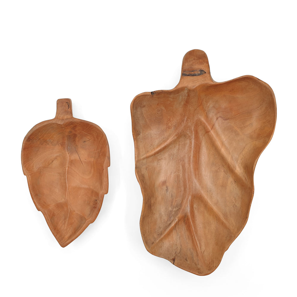 
                  
                    Load image into Gallery viewer, Wooden Plate Bowl Leaf
                  
                