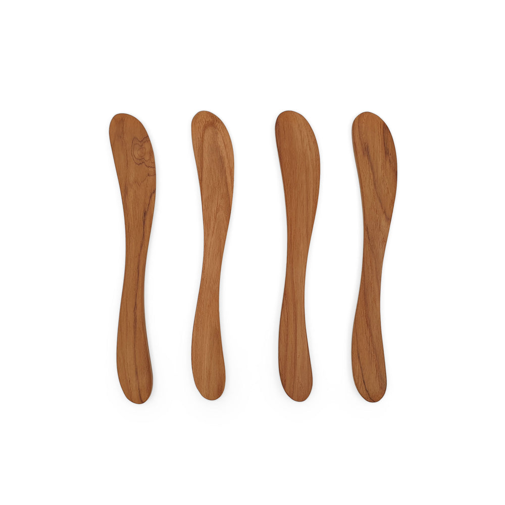 Wooden Tableware Minimalist Set of 4 Knives