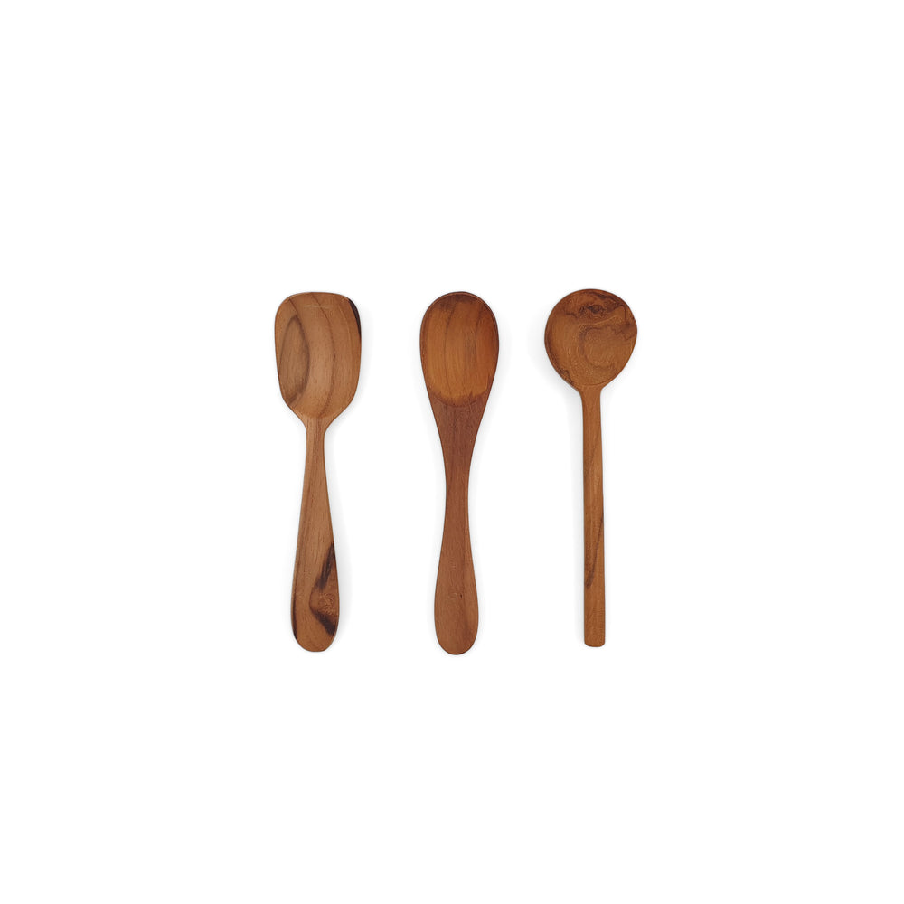 Wooden Tableware set of Spice Mini Spoons