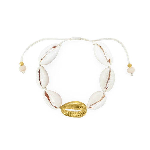 Maris Natural Cowrie Shell Bracelet – The Solshine Jewelry Co.