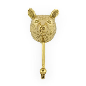 
                  
                    Load image into Gallery viewer, Brass Hook Bear
                  
                