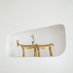 
                  
                    Load image into Gallery viewer, Brass Figurine Minimalist Ox
                  
                