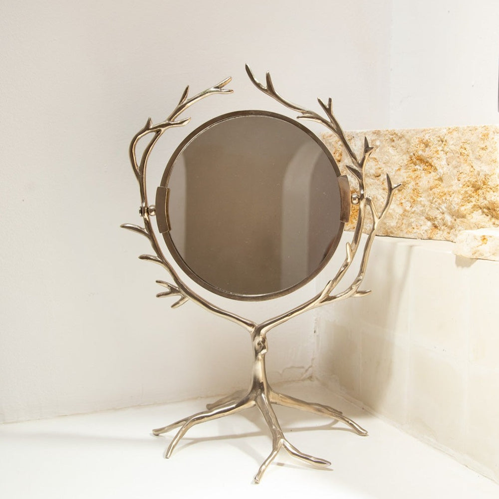 Dreaming of a Fairy Forest - Brass Branch Mirror