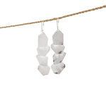 earring 4 shape silver front