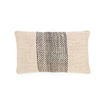 white rectangle hand embroidery cotton pillow stripe