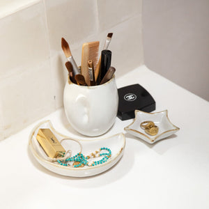 
                  
                    Load image into Gallery viewer, Ceramic Bathroom set - Moon and Stars
                  
                