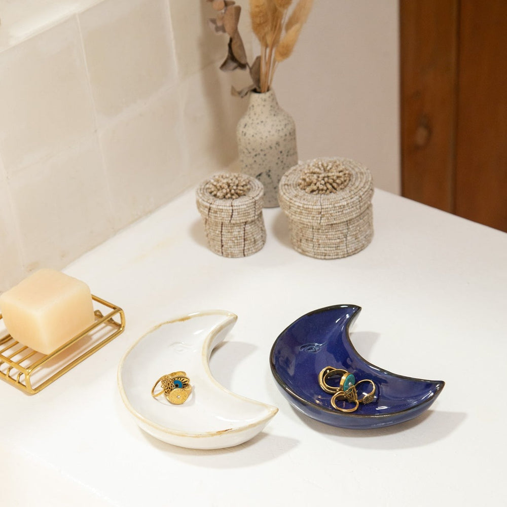 
                  
                    Load image into Gallery viewer, Ceramic Bathroom set - Moon and Stars
                  
                